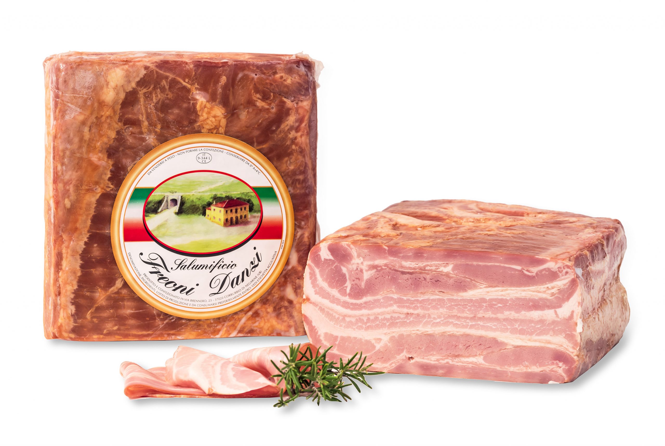 Pancetta stufata doppia senza cartilagine e cotenna cod. 200